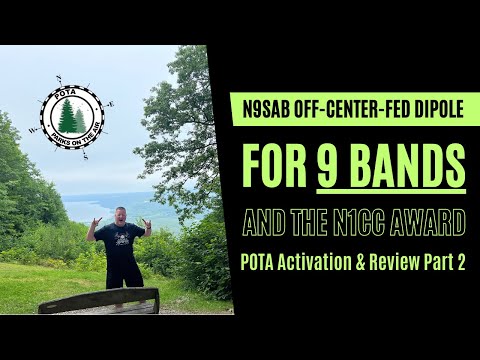 What bands work on the N9SAB Off-Center-Fed Dipole?