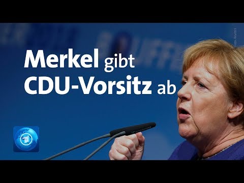 Merkel gibt CDU-Vorsitz ab