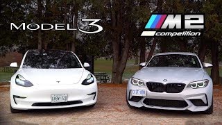 Tesla Model 3 vs BMW M2 Competition // The $60,000 Question