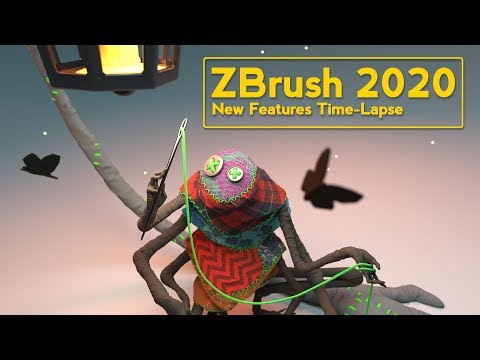 ZBrush 2020 New Features - Patchy Time Lapse Annotated