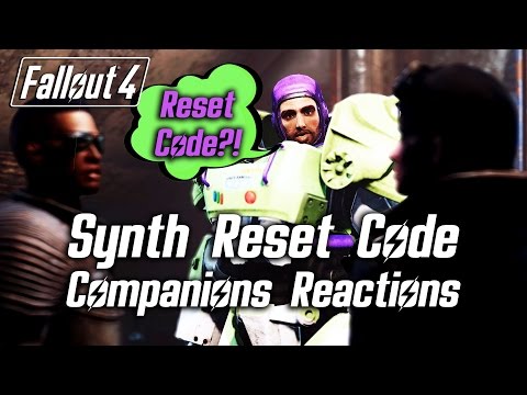 Fallout 4 - Synth Reset Code - All Companions Reactions to All Answers