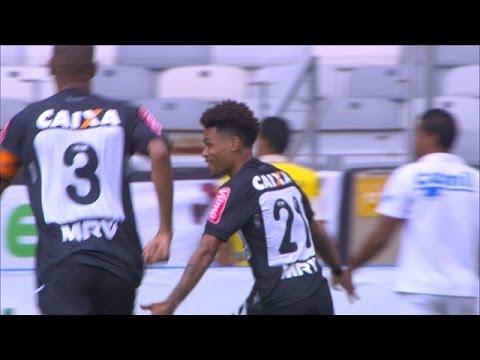 Gol de Júnior Urso - Atlético-MG 3 x 0 Vila Nova - Campeonato Mineiro 2016