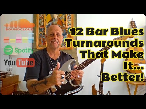 Twelve Bar Blues Guitar Turnarounds, Guitar Lesson - Brian K Guitar