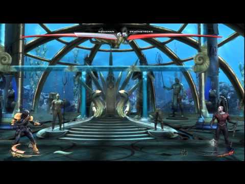 [Injustice] Finest KO (Aqua) Vs. GoldenBoy (Deathstroke) - 5-24-13