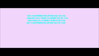 SAY SOMETHING A GREAT BIG WORLD FEATURING CHRISTINA AGUILERA BOY EPIC COVER LYRICS