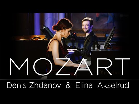 Wolfgang Amadeus Mozart Sonata for two pianos in D Major, K448 - Elina Akselrud & @DenZhdanovPianist