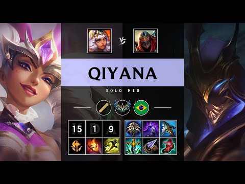 Qiyana Mid vs Zed - BR Challenger Patch 25.S1.2