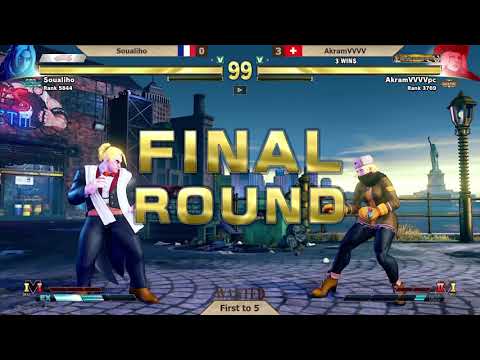 FUNDAMENTALS ONLY! Soualiho (Ken) vs AkramVVVV (Kolin) FT5 - WANTED SFV Ep51
