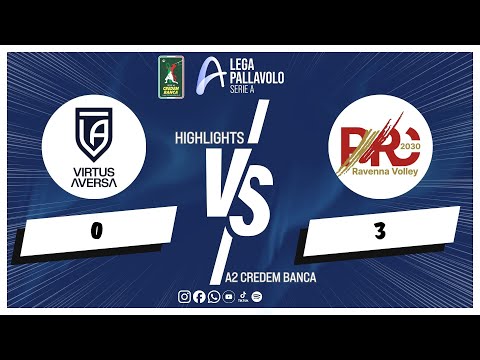 Highlights A2 Credem Banca | Virtus Aversa – Consar Ravenna 0–3 | 4ª giornata