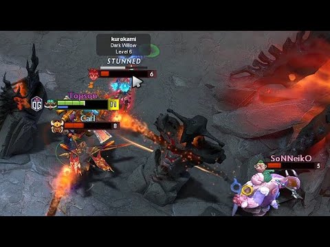 Topson Diving T4 at minute 11 vs 3 heroes...(ft. Ceb Io & Saksa Clock)