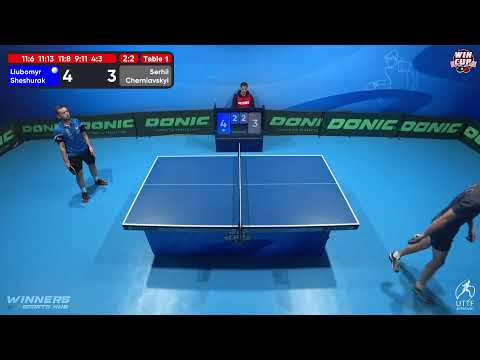 23:30 Liubomyr Sheshurak 3 - 2  Serhii Cherniavskyi West 5 WIN CUP 24.10.2022 | TABLE TENNIS WINCUP