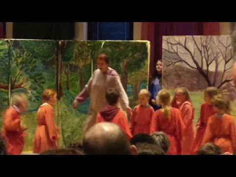 Short Childrens Eurythmy performance at Waldorf, Kalmar Sweden