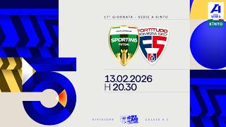 Sporting Sala Consilina-Fortitudo Pomezia 5-0 | 17ª giornata | Serie A KINTO 2025/2026