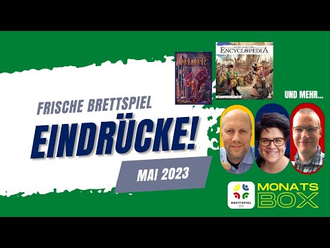 Monatsbox der Brettspielbox   Brettspiel Eindrücke Mai 2023