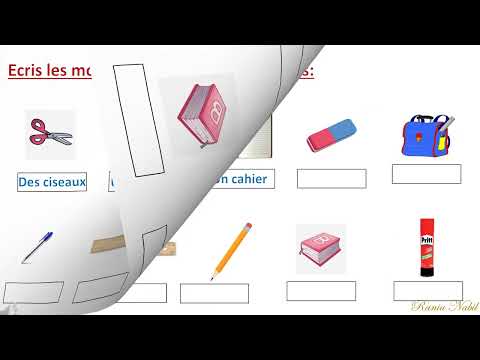 Exercices Les fournitures scolaires   Les objets de l'école