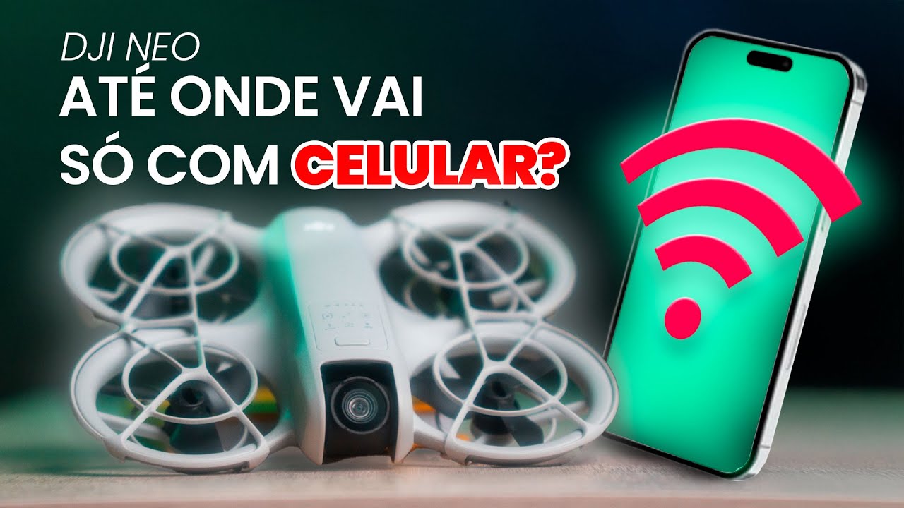 DJI NEO: Teste de distância SÓ com Wi-Fi do CELULAR