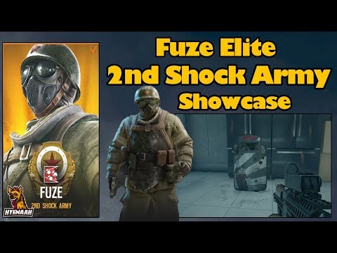 Fuze Elite '2nd Shock Army' Showcase - Rainbow Six Siege White Noise