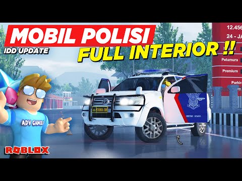 BELI MOBIL POLISI INTERIOR UNTUK PATROLI !! CDID VERSI REALISTIS - Roblox Indonesia Driver