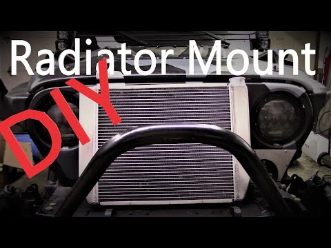 Fabricating radiator mounts