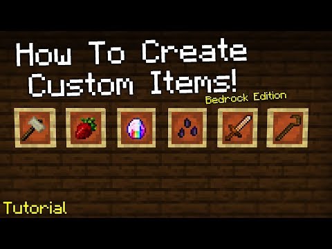 How To Create Custom Items On Minecraft Bedrock Edition (Tutorial)