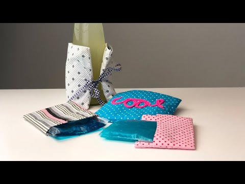 DIY Kühlakku und Tasche selber machen und nähen