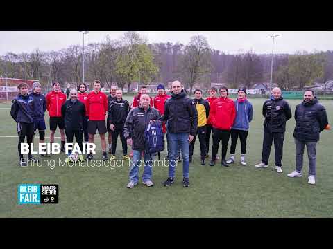 BLEIB FAIR | Ehrung Monatssieger November | Erwin Schwarz (TV Derendingen)