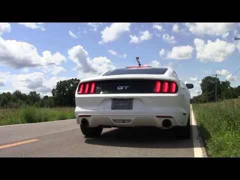 CORSA 2015 Mustang GT Axle-Back Exhaust - TOURING
