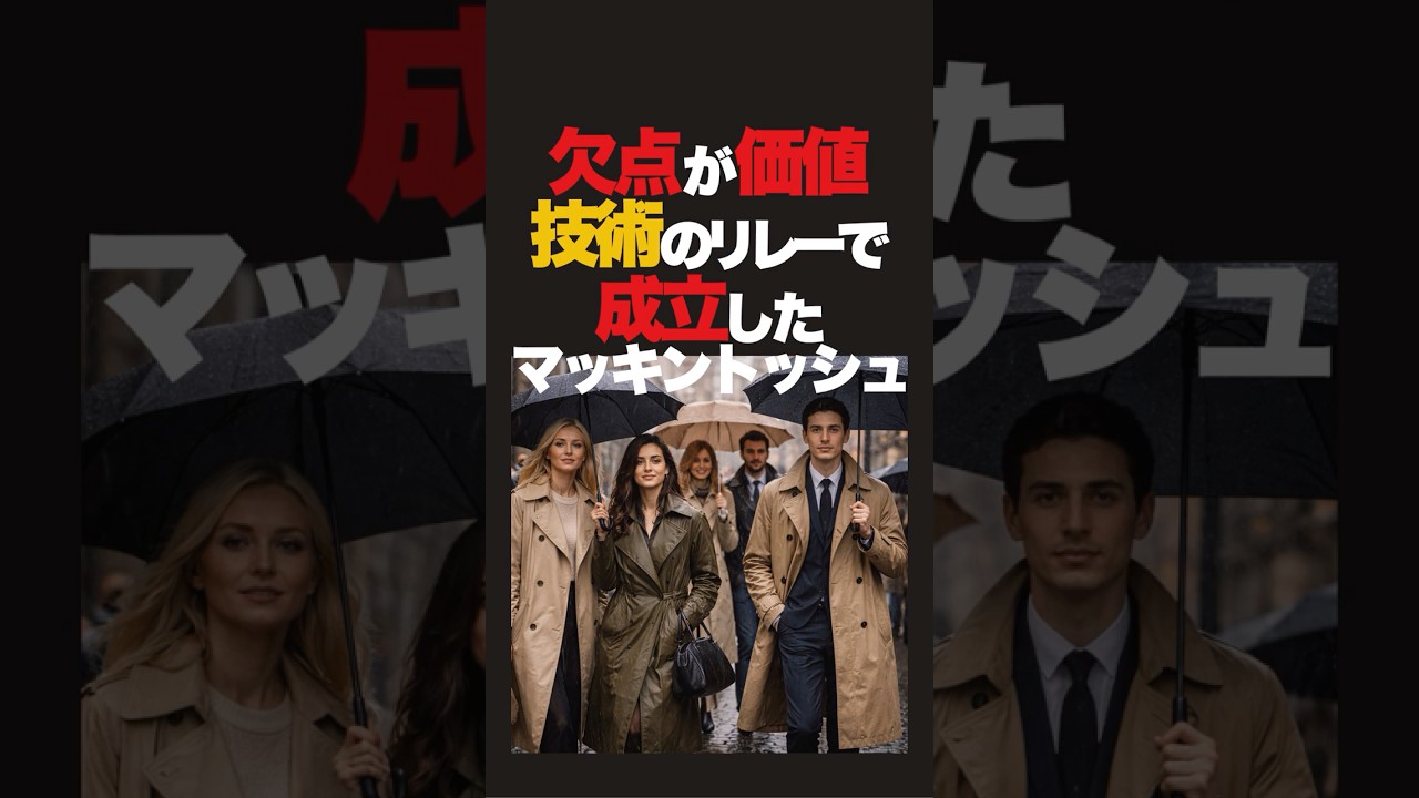 欠点が価値になったマッキントッシュ。技術のリレーによって開発されたブランド。今では日本の市場がブランドを支えてる。#ファッション雑学 #ファッション #雑学 #マッキントッシュ