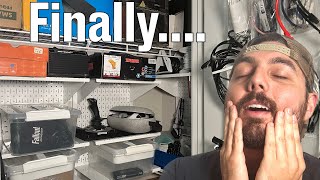 Adding Much Needed Storage Space into my #homelab Closet | Wall Control