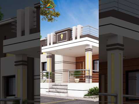 single house low cost front design l house elevation design for small house l simple house design l