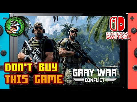 Gray War Conflict - (Nintendo Switch 1) - Framerate & Gameplay - 4K