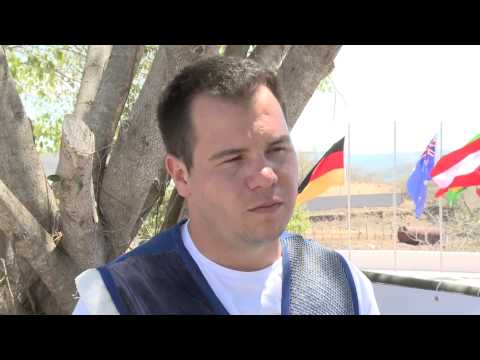 Interviewing Double Trap shooter Steven Scott (GBR)