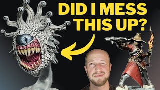 Creating and painting a frost beholder diorama! | Part 1