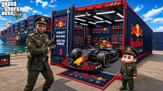Franklin Found Secret Most Expensive F1 Cars Container in Gta 5 Telugu | Dhanu Dino