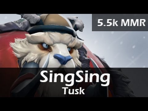 563: SingSing as Tusk Roam(R) ft. Tucker - 5.5k MMR Ranked Gameplay - 20150607