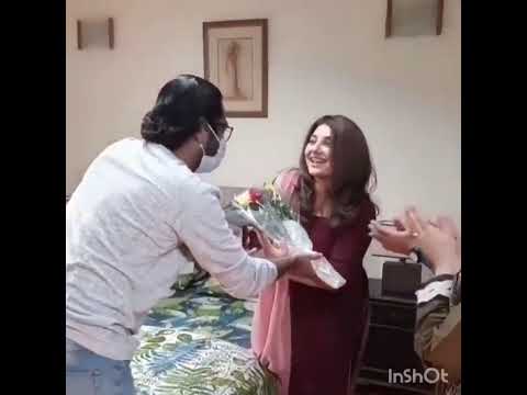 #drama Nand behind the scene....# gohar is back .....