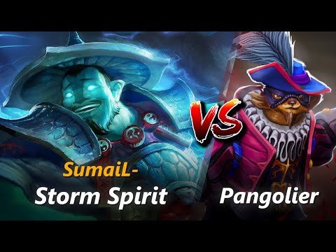 How to Storm Spirit mid vs Pangolier (feat. SumaiL-) | First 10 minutes