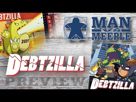 Debtzilla (Capital Gains Studio) Preview by Man Vs Meeple