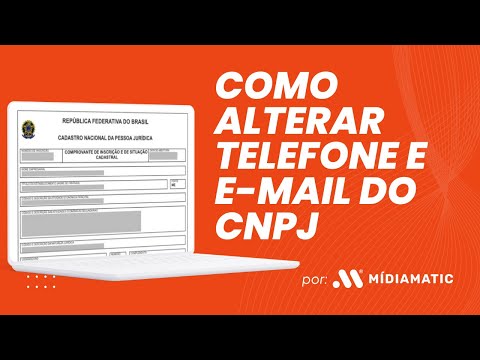 Como Alterar Telefone e E-mail do Cartão CNPJ