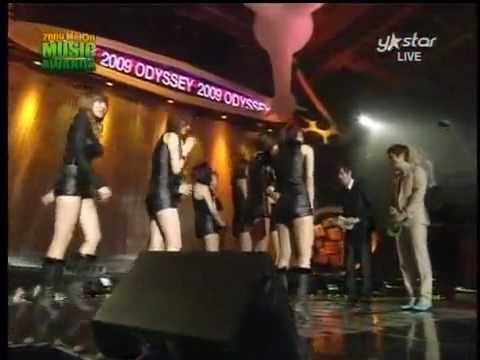 [091216] 2009 Melon Awards - SNSD awarded Odyssey