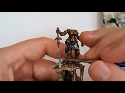Kingdom Death, Monster. Female Twilight Knight tutorial part 5. Cloth, sword & accessories.