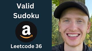 YouTube video 'Valid Sudoku - Leetcode 36 - Hashmaps & Sets (Python)'