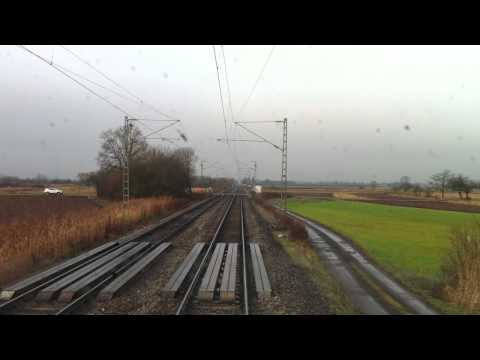 HD720cam - Führerstandsmitfahrt - Offenburg - Kork