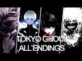 All Tokyo Ghoul Endings full (1-4)
