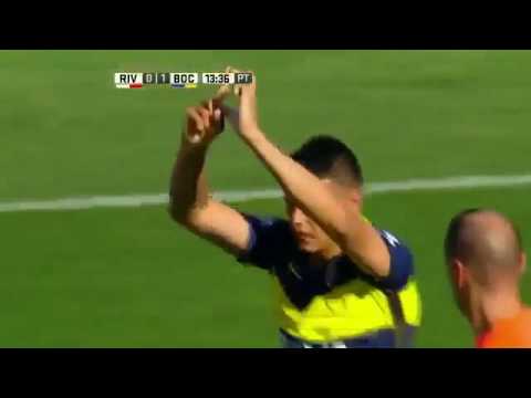 Gol de Bou - River 2 - 4 Boca - Primera División 2016/17 - Fecha 13