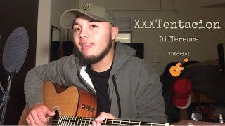 XXXTENTACION | difference (interlude) (Easy Acoustic/Electric Guitar Tutorial)