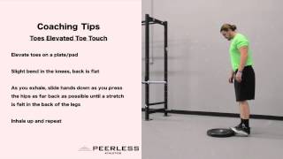 587. Toes Elevated Toe Touch