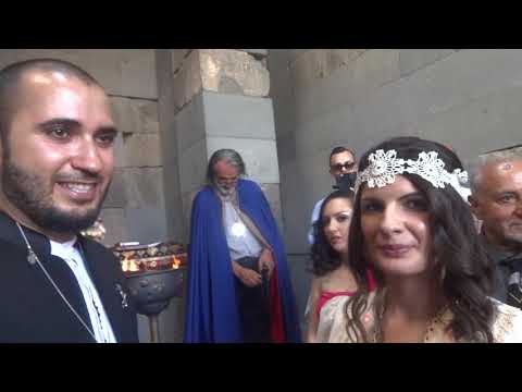ARMENIA VLOG: Pagan Vegetarian Wedding - Ani and Sarkiss, GARNI TEMPLE