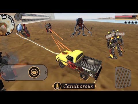 Vegas Crime Simulator (Transformer Fight 3 Car Robot)Transformer Jumped on Car - Android Gameplay HD