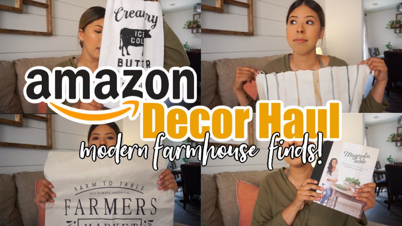 AMAZON MODERN FARMHOUSE DECOR HAUL | AFFORDABLE MODERN FARMHOUSE DECOR | All Under $15